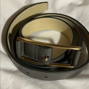 Gun Metal Cole Han Belt Large
